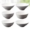 Vajilla de Melamina Tazón para Ramen Comercial Imitación Porcelana Engrosado Resistente a Caídas Malatang Polvo de Caracol Restaurante de Ramen Tazón de Plástico Venta al por Mayor