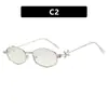 Gafas de Sol Irregulares Poligonales Kedun Modelo Nuevo 2025 para Mujeres con Rostros Redondos, Estilo de Alta Gama