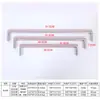 Toallero de Acero Inoxidable Engrosado Transfronterizo para Baño 304 Cepillado de una Barra Almacenamiento de Toallas Toallero de Baño