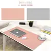 Alfombrilla de Escritorio de Cuero Personalizada OEM, Resistente al Aceite e Impermeable, Alfombrilla de Ratón Extra Grande, Doble Cara, Resistente a Manchas, Alfombrilla para Escritorio de Laptop