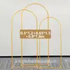 Venta Caliente en Amazon Arco Dorado de Hierro de 7.2 pies Marco de Puerta Guía de Camino para Bodas Soporte para Globos Escenario Diseño de Escenario