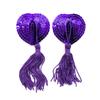 Proveedores de productos para adultos divertidas pegatinas para pechos lentejuelas en forma de corazón pegatinas para el pecho juguetes sexy para coquetear al por mayor