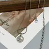 Colar com Pingente Popular Cavalo de Troia Acessórios para Roupas Femininas Leve Luxo Nicho Exquisito High-End Corrente para Clavícula Peça Única Venda Quente