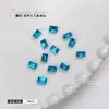 Joias para Unhas Artísticas de Açúcar Rochoso Diamantado Retangular Ângulo Reto Fundo Pontiagudo Diamante Quadrado Cubo de Gelo de Açúcar Pedras Strass para Unhas de Vidro Atacado Strass de Cristal