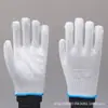 Luvas de proteção do trabalho atacado fio de algodão nylon antiderrapante local de reparo de automóveis trabalho de reparo de fio branco luvas de fio de algodão resistente ao desgaste