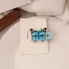 Nuevo Lindo Pasador de Mariposa de Simulación Alto Valor de Color Versátil Clip Lateral para Niña Clip de Pato Pinza para Flequillo Roto Accesorios para el Cabello