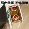 Cubo de basura grande para pared para cocina, uso doméstico, colgante en puertas de gabinetes, contenedor de almacenamiento para baño, inodoro, con tapa