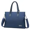 Bolso Transfronterizo para Hombre 2026 Modelo Nuevo Gran Capacidad Bandolera Maletín Bolso de Mano Casual de Negocios Bolso para Conferencias Bolso para Documentos