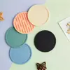 Explosiones Transfronterizas Amazon Posavasos de Silicona Redondo Engrosado 10CM Base Drenante Aislante del Calor Antideslizante Posavasos para Taza