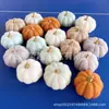 Feltro de Lã Poke Poke Le Pingente de Abóbora Natalino Feito à Mão Acessórios de Decoração Decoração de Halloween Abóbora de 10cm