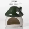 Nido Cerámico para Hámster Transfronterizo Suministros de Verano Oso Dorado Almohadilla de Hielo Refrigerante Tienda Refugio Grande Paisajismo Universal Cuatro Estaciones