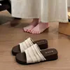 Colección de verano 2026: Sandalias de cuña sin cordones, sandalias de punta redonda para mujer, sandalias de moda para exteriores para mujer