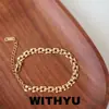 Pulsera Pulida Espejo Acero Inoxidable Gama Alta Oro y Plata Impermeable Sin Decoloración Joyería Transfronteriza Hombres y Mujeres Simple Elegante