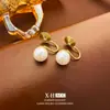 Brincos de Clipe Elegantes e Luxuosos para Bobina de Mosquito para Mulheres Sem Furos nas Orelhas, Brincos de Moda Exquisitos e Versáteis, Brincos Personalizados de Alta Qualidade para Atacado