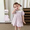 Ropa Infantil Zhe Li Vestido para Niña Estilo Verano Delgado 2026 Vestido de Princesa Infantil Vestido de Bebé Vestido de Fiesta para Niña de un Año