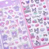 Shanle Auténticos Pegatinas Dulces Estéreo 3D Coolomi para Niños y Niñas Sanrio Funda de Teléfono Móvil Pegatinas Decorativas para Tazas de Agua