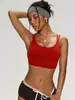 Sujetador de Yoga Europeo y Americano Sin Costuras Secado Rápido Ropa Interior Deportiva Ajustada Ropa Deportiva para Correr Fitness de Espalda con Tirantes Bonita Ropa de Yoga