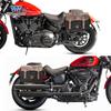 Coche muscle Wolf adecuado para Harley Street Fighter 114 bolsa lateral bolsa de lona bolsa para portátil de negocios maletín modificación con portaequipajes de liberación rápida