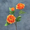 Nueva Flor Artificial de Hibisco y Peonía Fantasía Diseño de Escena de Boda Decoración del Hogar Adornos de Flores Artificiales Hechos a Mano Venta al por Mayor