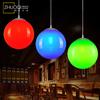 Lustre de restaurante de bola colorida, moderno e minimalista, lâmpada de LED para bar, corredor, sala de jantar, jardim de infância, lâmpadas criativas
