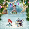 Decoración Colgante de Árbol de Navidad de Acrílico para Niña Princesa de Venta Caliente Transfronteriza Encanto para Bolso Llavero
