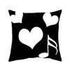 Funda de almohada en blanco serie Jiugongge para impresión por transferencia térmica transfronteriza funda de almohada de felpa corta funda de almohada de sofá para sublimación