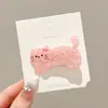 Bonito desenho animado filhote de cachorro gato grampo de cabelo feminino lado quebrado franjas de cabelo clipes ins menina coração bico de pato grampo de cabelo headwear
