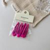 5 Um pacote de grampos de cabelo básicos para combinar, grampos BB de cor brilhante, grampos de franja, grampos laterais para meninas, grampos de gota d'água, acessórios de cabelo