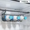 Prateleira de Armazenamento para Geladeira Suporte Interno em Camadas Prateleira Divisória para Compartimento de Freezer Doméstico Prateleira de Armazenamento para Conservação de Leite na Cozinha