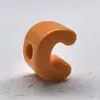 Macaron Inglês Alfanumérico Acrílico Feito à Mão com Contas DIY Corrente para Celular Chaveiro Pingente Acessórios Atacado