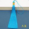 Pingente de Borla Dupla Cor 16cm de Comprimento Pingente de Borla Plaqueta Prensada Dinastia Han Antiga Pingente DIY Fabricante de Borla Atacado