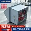 Ventilador axial a prueba de explosiones para montaje en pared extractor de aire extractor industrial de acero inoxidable ventilador de ventilación ventilador cuadrado de pared