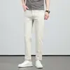 Nuevos Jeans de Verano 2026 para Hombre, Holgados, Pierna Recta, Cortos, Versátiles para el Uso Diario, de Alto Nivel, de Negocios, Elásticos