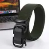 Cinto masculino com fivela automática sem dentes fosco casual Joker para jeans estudante treinamento militar tático atacado