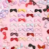 Ins Lindo Color Perla Transparente Lazo Con Cuentas DIY Joyería Hecha a Mano Pendientes Pulsera Collar Accesorios Material