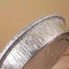 Bandeja de Papel de Aluminio, Freidora de Aire, Bandeja Especial de Papel para el Hogar, Papel de Hornear, Bandeja para Hornear, Papel para Barbacoa, Papel Absorbente de Aceite Resistente a Altas Temperaturas, Grado Alimenticio