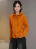 Sudadera con capucha y cremallera de forro polar por ambos lados para mujer, nuevo estilo primavera/otoño, top moderno y a la moda
