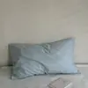 Estilo simple y fresco, funda de almohada 100% algodón puro para uso doméstico, tamaño individual, adecuada para adultos, 48*74 cm, una funda de almohada por paquete