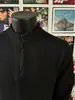 Capa base de forro polar térmico de doble cara para hombre, estilo americano, otoño e invierno, con media cremallera y cuello alto, manga larga, camiseta deportiva para entrenamiento, camiseta de fitness