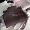 [En Stock] Suéter Infantil 2025 Invierno Nuevo Estilo Todo en Uno Terciopelo Cuello Alto Camiseta Base para Niños y Niñas Heattech