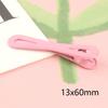 Clip de Figura de Ocho Color Macaron de 60 mm DIY Hecho a Mano Clip para el Cabello Clip de Pico de Pato Venta al por Mayor Clip para Flequillo Recortado