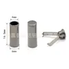 16.5x 6mm clip cilíndrico metal reloj de pared cuerda para colgar hebilla aleación de zinc hebilla de extremo de cuerda botón de ajuste elástico venta al por mayor