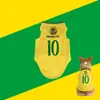 Nunbell Copa do Mundo Transfronteiriça de 2026 nos EUA, Canadá e México Roupa de Manga Curta com Camisa de Futebol para Cães e Gatos Pequenos, Médios e Grandes