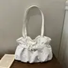 Bolsa de mano de moda retro elegante de nicho de verano 2026 para mujer, Bolso de hombro casual para debajo del brazo