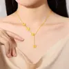 Collar con Borlas de Mariposa de Rueda de la Fortuna para Mujer Accesorios de Plata de Ley S925 Diseño de Nicho Cadena para Clavícula de Alta Gama Joyería