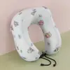 Almohada de Viaje en Forma de U para el Cuello, Almohada Portátil para Avión, Reposacabezas para el Cuello de Coche, para Dormir en Viajes Largos, Almohada Cervical en Forma de U para Trenes de Alta Velocidad