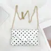 Bolsa Quadrada Pequena de Bolinhas Nova para o Dia a Dia de Mulheres, Luxo Leve, Única, Estilo Coreano, Simples, Casual, Fashion, Bolsa Transversal de Alta Qualidade