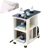 Mesa de Centro Moderna Minimalista Mesa Lateral de Sofá Sala de Estar Mesa de Canto Móvel Mini Kung Fu Pequena Mesa de Café Vidro Temperado Frete Grátis