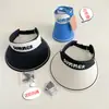 Sombrero de verano para niños, fino, vacío, de ala grande, antiultravioleta, protector solar, para niños y niñas, venta al por mayor