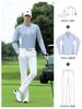 Pgm2025 Ropa de Golf Camiseta de Manga Larga para Hombre Otoño e Invierno Raglán Cuello Alto Ropa de Alta Elasticidad Top Camisa Polo
